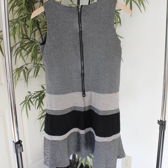Mysiree Workwear Black and Grey Mini Dress Small - Picture 2 of 3